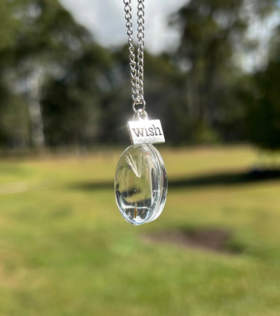 Dandelion Pendant Necklace
