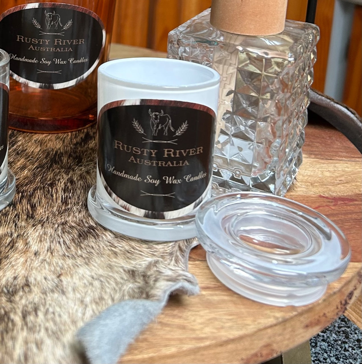 Scented Soy Wax Candle | Sml White Jar