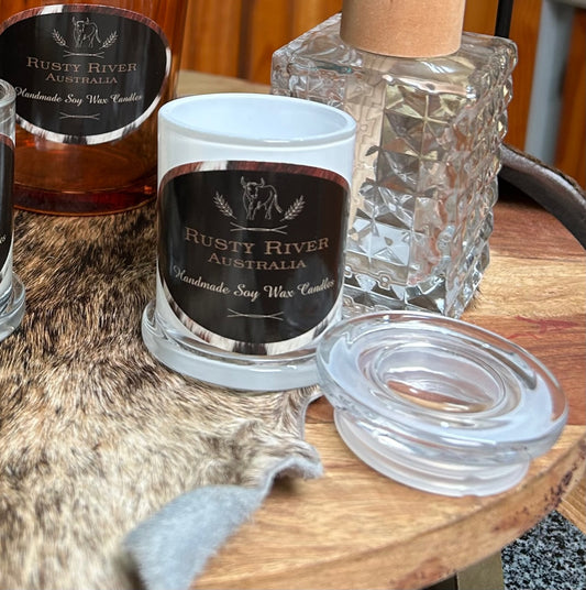 Scented Soy Wax Candle | Sml White Jar