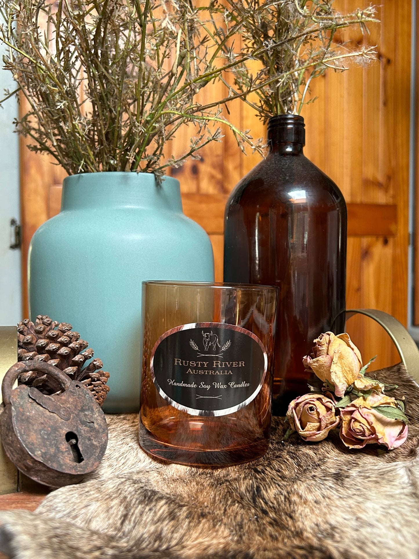 Scented Soy Wax Candle | Amber