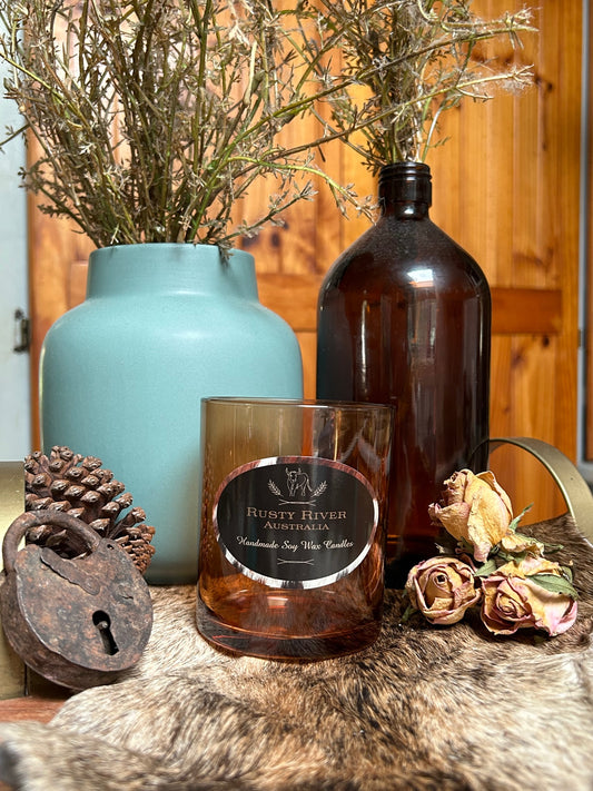 Scented Soy Wax Candle | Amber