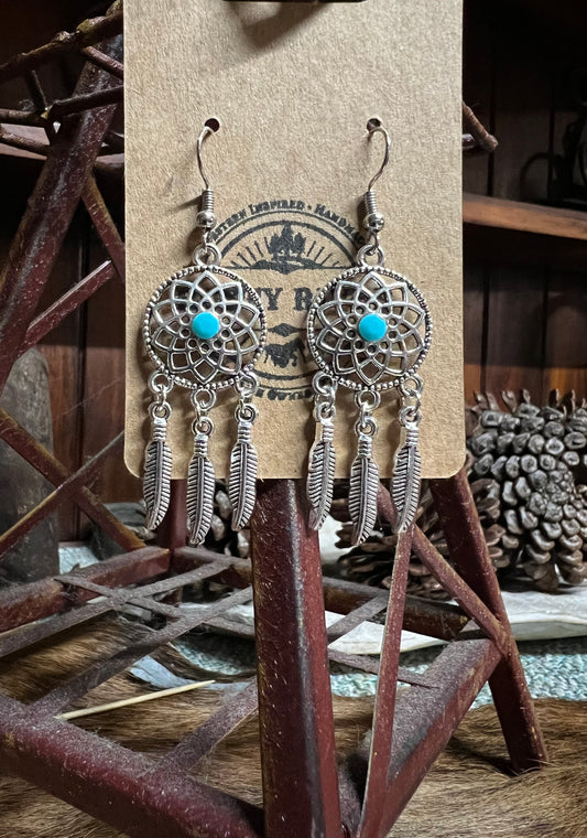 Dreamcatcher Dangle Earrings