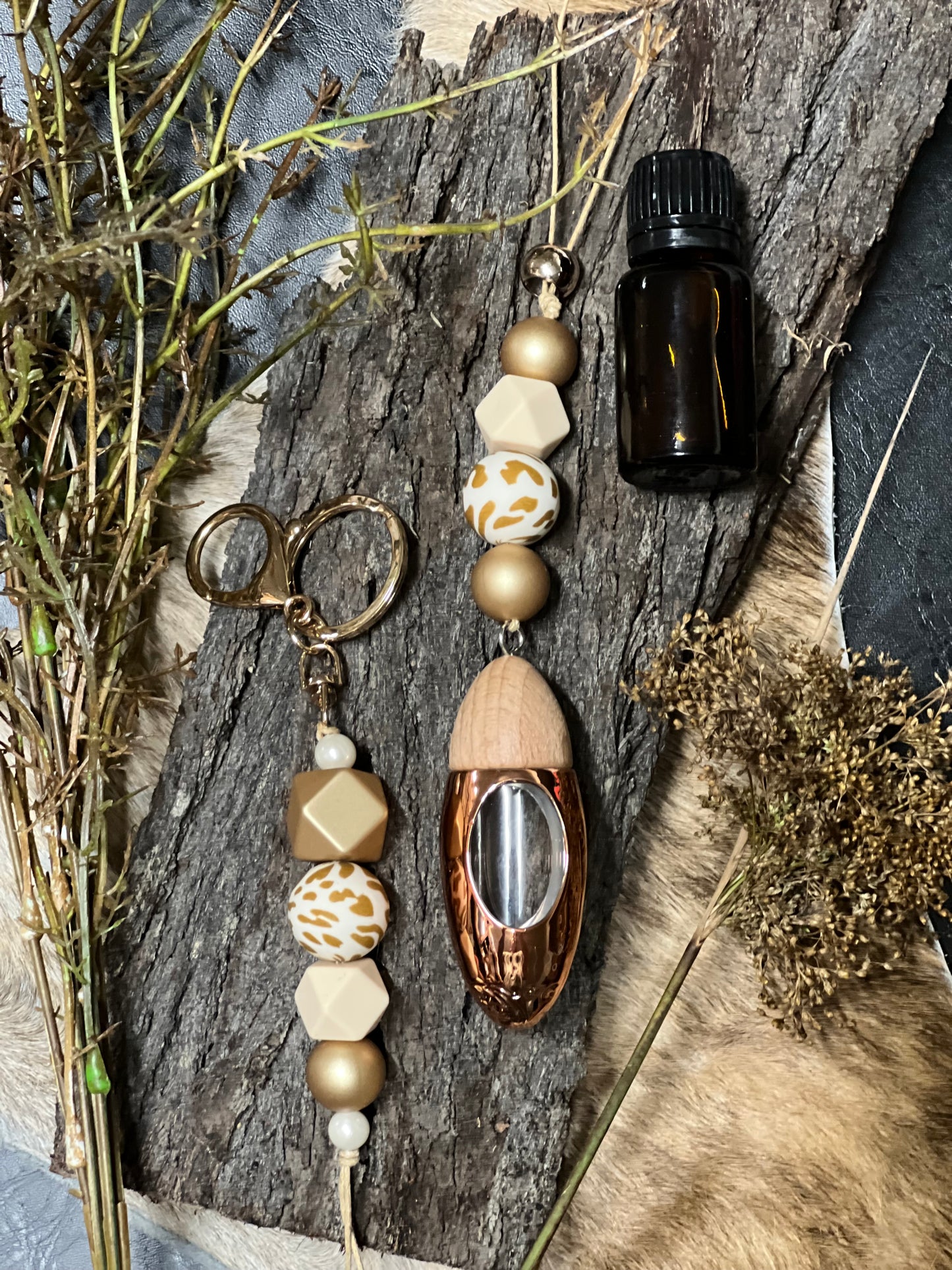 Car Diffuser | Keyring Bundle - Silver