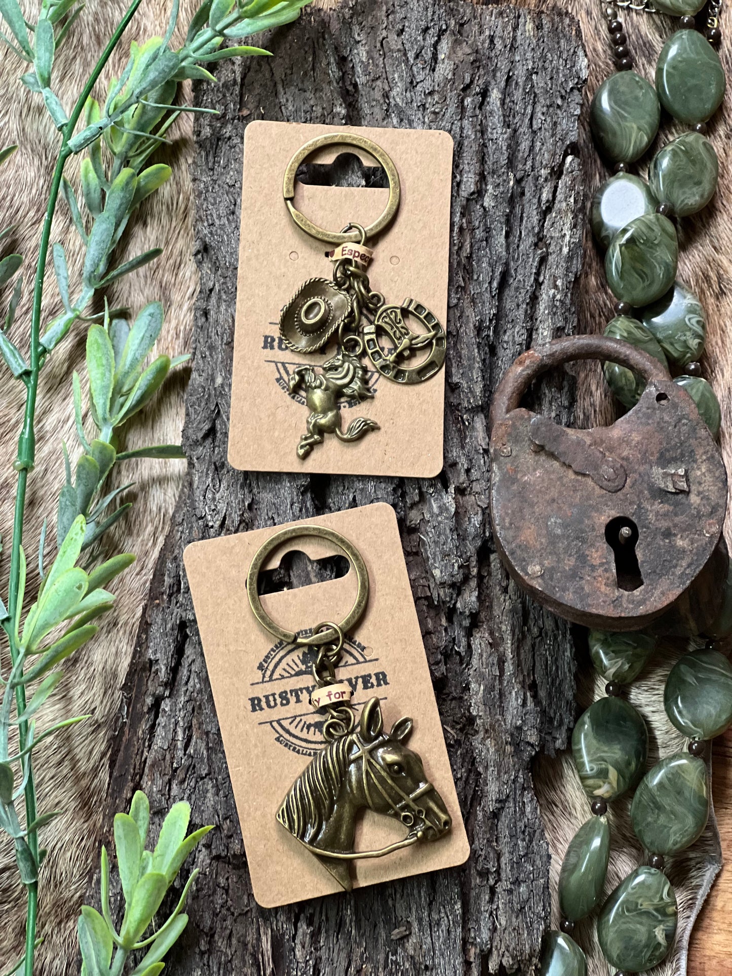 Horse Keyring | Bronze