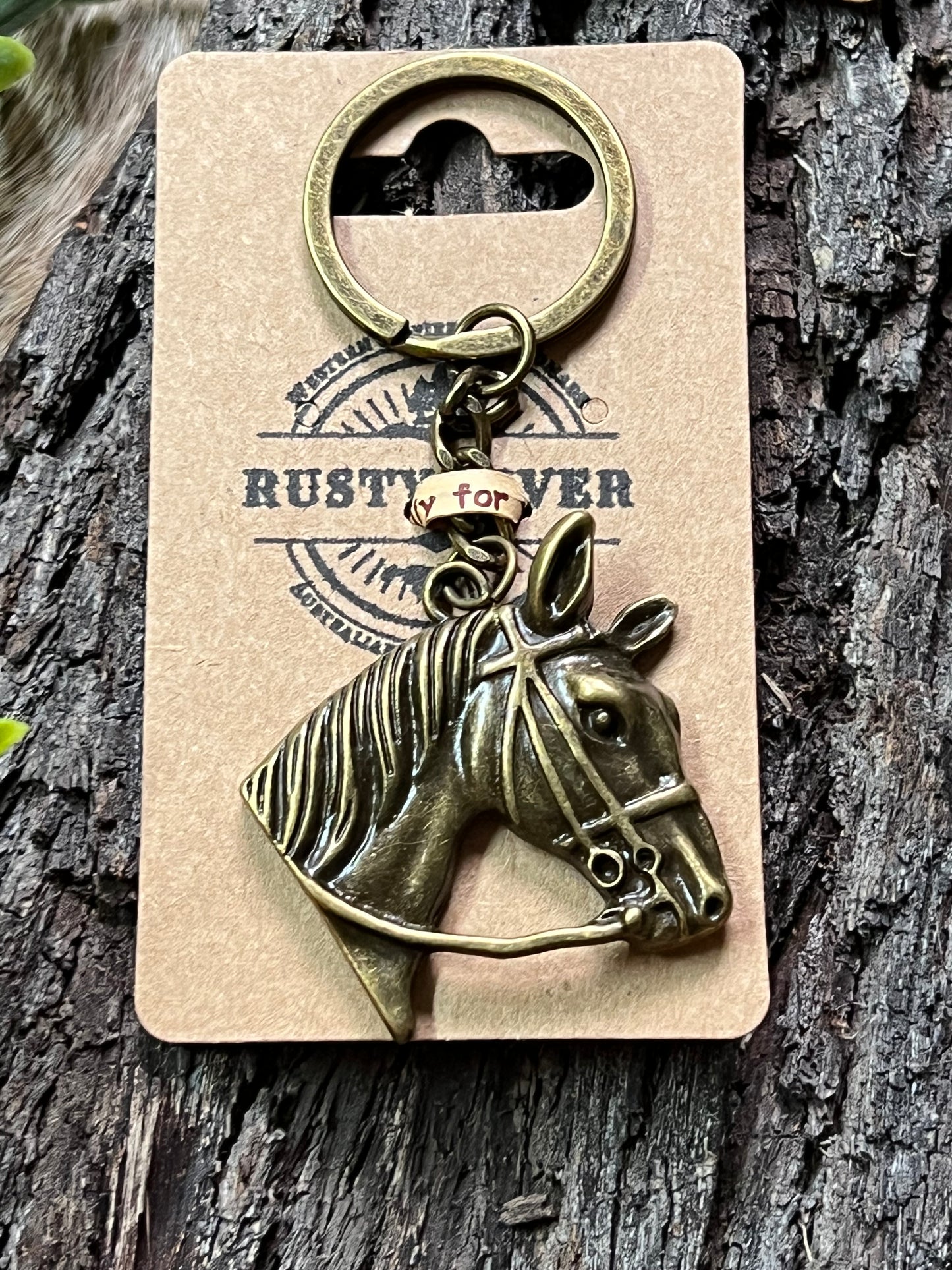 Horse Keyring | Bronze