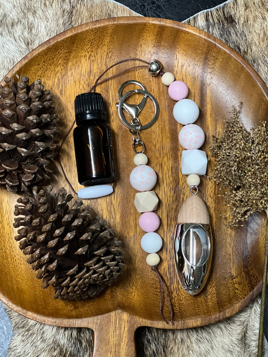 Car Diffuser | Keyring Bundle - Silver