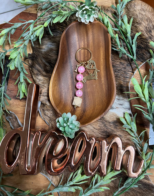 Dachshund Lover | Keyring - Gold